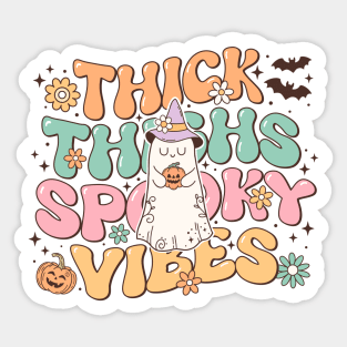 Halloween for women Thick thighs Sticker